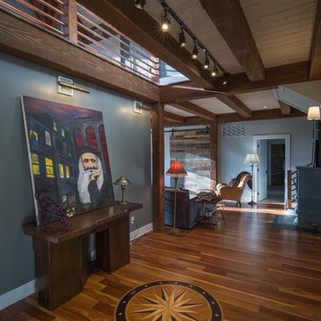 Timber Frame Barn House
