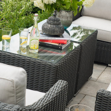 Bretton Slim love seat set - Brad's house