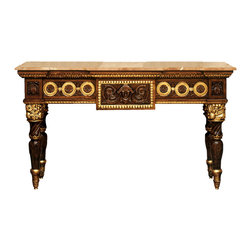 SOFIA CARVED WOOD CONSOLE - Console Tables