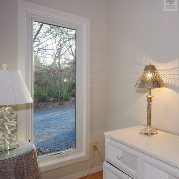 Bedrooms with Newly Installed Windows