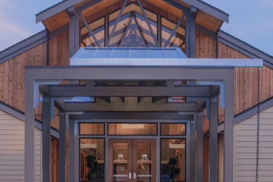 Inspiration for a transitional entryway remodel in Seattle