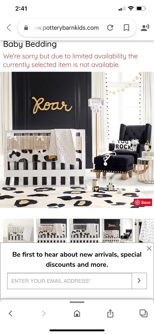 Leopard print nursery