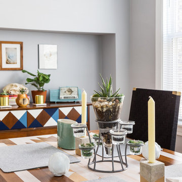 Dining Room Designed with Table by Woodward Trade Co