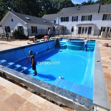 Gunite swimming pool built Upper Brookville NY 11545 by Gappsi