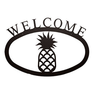 Pineapple - Welcome Sign, 17.5"x12.5"