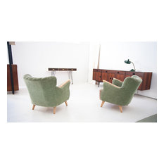 Mid Century Danish Armchairs, 1950s, Set of 2
