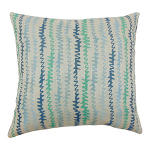 Standard//20 x 26 The Pillow Collection Yarrow Geometric Bedding Sham Harvest