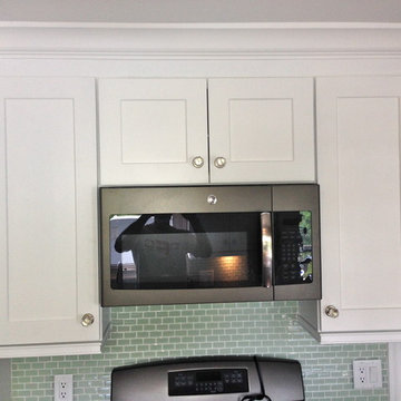 Galley Kitchen white Shaker