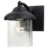 Sea Gull Lighting 8406812 Black Bayside 1 Light Outdoor Wall Fixture