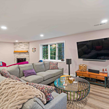 Incredibly Colorful Falls Church Home Remodel