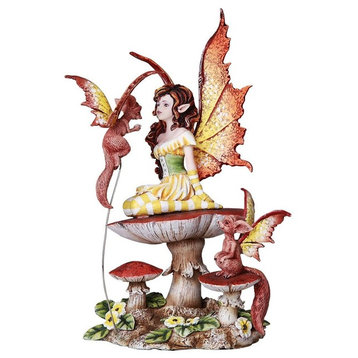 Fluttering Friends Fairy Collectible Decorative Statue