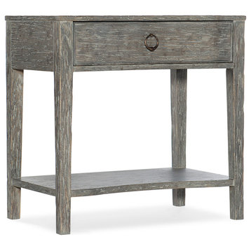 Hooker Furniture 5751-90015 30"W 1 Drawer Elm and Oak Wood - Shale