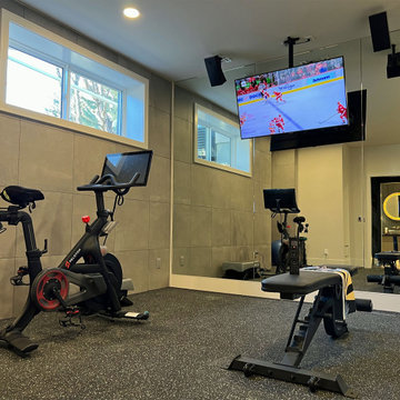 Gym Bench, Bike and TV