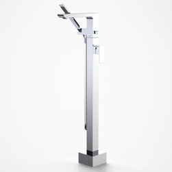 Jovian Freestanding Bath Mixer With Hand Shower - Bathtub Taps