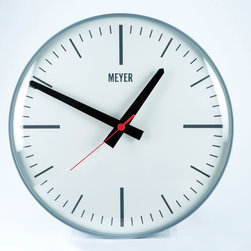 Modern Gray Clock - Wall Clocks