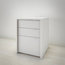 Chrono 3-Drawer Filing Cabinet from Nexera, White, White