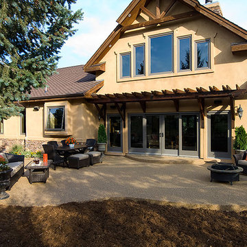 Cascade Exterior & Interior Double French-wood Gliding Paito Doors, Bay Windows