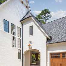 Cedar shake and Brick home
