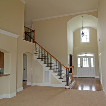 Two story foyer