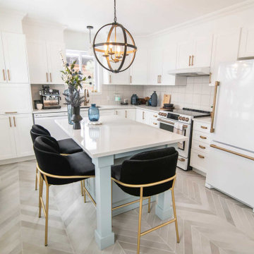 The classic kitchen