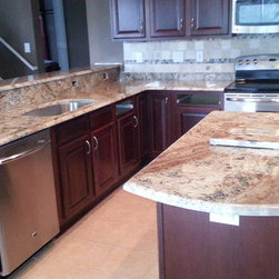 Sienna Bordeaux Granite Countertops - Products