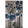 Safavieh Soho Soh853A Floral Rug, Grey/Blue, 3'6"x5'6"