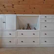 Sloped ceilings storage