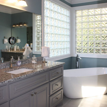 Master bath Makeover to a Spa-like retreat