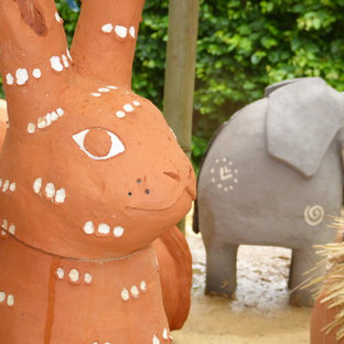Eklektischer Garten in Angers