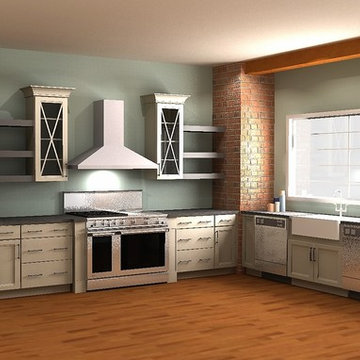 CUSTOM KITCHEN COMPUTER RENDERINGS