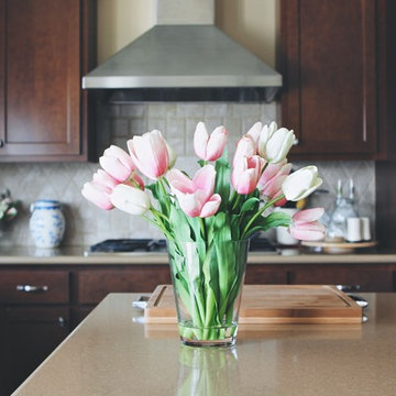 Pretty In Pink Tulips: Permanent Botanicals In The Home