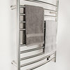 Amba RWH-CB Radiant Hardwired Curved Towel Warmer, Brushed