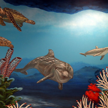 All Sea Life Murals and Painting Projects over the years by Mural Art LLC