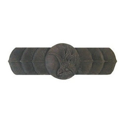 Inviting Home Inc. - Right Horizontal Cockatoo Pull, Dark Brass - Cabinet And Drawer Handle Pulls