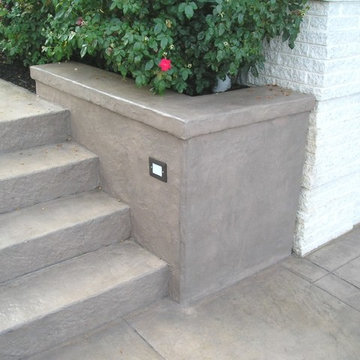 Stamped Concrete- Steps and Walkways