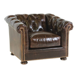 Leather Chairs and Ottomans - Products