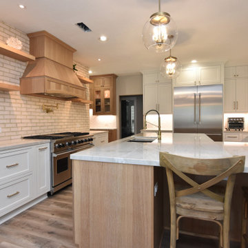Inset White Oak-Dove White