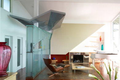 Living room - contemporary living room idea in San Francisco