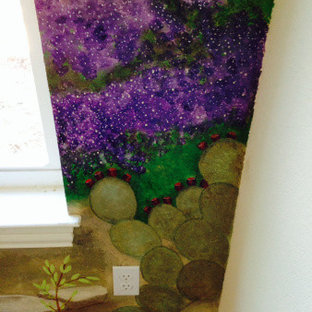 Mediterranes Wohnzimmer in Austin