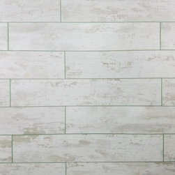 Abolos - Birchwood White 3x16 MATTE Glass Large Format Subway Tile - Mosaic Tile