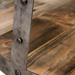 Round Coffee Table, Industrial - Coffee Tables