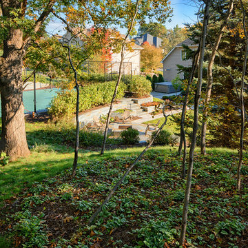 Contemporary Family Retreat & Sport Court