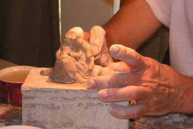 A Hevener Figurine in the making