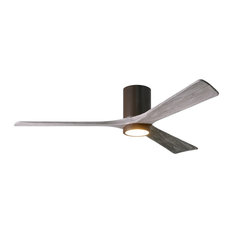 Irene HLK 3 Blade Hugger Paddle Fan with Light Kit, Bronze Finish, 60"