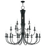 Livex Lighting - Livex Lighting Estate Light Foyer Chandelier, Bronze - This elegant yet classical chandelier is impeccably designed and crafted. Perfectly suitable for any room with a high ceiling with traditional or transitional interiors.