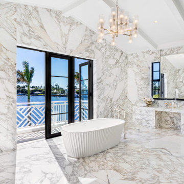 Luxury Master Bath Wide Angle