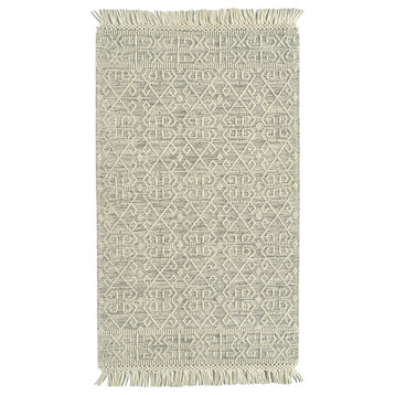 Mara Collection Ivory 9' x 12' Rectangle Indoor Area Rug