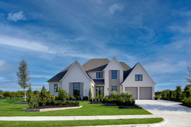 Inspiration for a timeless exterior home remodel in Dallas