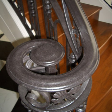 Stair Railing & Baluster Installation and Custom Painting Techniques