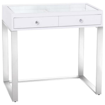 Mini SlayStation Emma Vanity Table, White